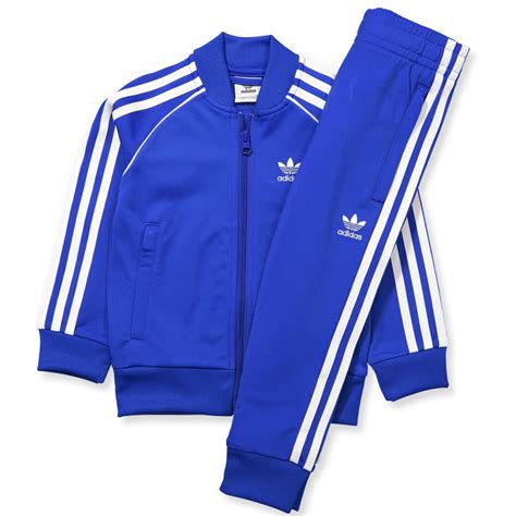 adidas blue tracksuits.